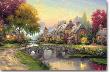 Cobblest Bridge by Thomas Kinkade Limited Edition Pricing Art Print