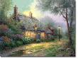 Moonlight Cottage by Thomas Kinkade Limited Edition Pricing Art Print