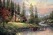 A Peaceful Retreat by Thomas Kinkade Limited Edition Pricing Art Print