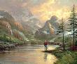 Almost Heaven Spcnvs by Thomas Kinkade Limited Edition Pricing Art Print