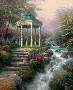 Sweethrt Gazebo by Thomas Kinkade Limited Edition Pricing Art Print