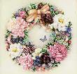 Wreath Of Peonies by Lena Liu Limited Edition Print