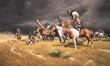 Watching The Wagons by Frank Mccarthy Limited Edition Print
