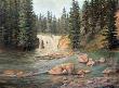Lewis Falls by Carl D Rhodes Limited Edition Pricing Art Print