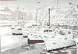 Misty Harbor by Linda Roberts Limited Edition Pricing Art Print