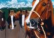 Three Gals & A Guy by Mal Luber Limited Edition Pricing Art Print
