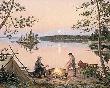 Moonrise Canoe Country by Lee Stroncek Limited Edition Pricing Art Print