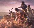 Digging In Sappa Creek by Howard Terpning Limited Edition Print