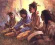 Four Sacred Drummers by Howard Terpning Limited Edition Print
