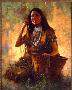 Isdzan Apache Woman by Howard Terpning Limited Edition Print