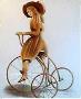 Girl On Tricycle by Sheila Rickard Limited Edition Print
