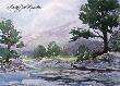 River Dee Rocks by Lady Jill Mueller Limited Edition Print