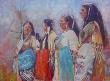Indian Women Powow by Patti Doolittle Limited Edition Pricing Art Print