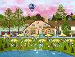 Pond At Inn by Jane Wooster Scott Limited Edition Pricing Art Print
