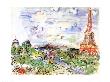 La Tour Eiffel, C.1935 by Raoul Dufy Limited Edition Print