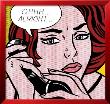 Ohhh...Alright..., 1964 by Roy Lichtenstein Limited Edition Pricing Art Print