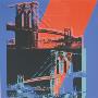 Brooklyn Bridge, C.1983 (Pink, Red, Blue) by Andy Warhol Limited Edition Pricing Art Print