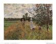 Walking Near Argenteuil by Claude Monet Limited Edition Print