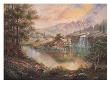 Cascade River Mill by Carl Valente Limited Edition Print
