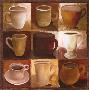 Coffee Cups Ii by Mary Beth Zeitz Limited Edition Print