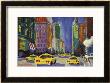 Racing Taxis, New York City by Patti Mollica Limited Edition Print