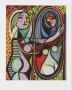 Woman In Front Of A Mirror by Pablo Picasso Limited Edition Print