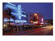 Evening On Ocean Drive, South Beach, Miami, Florida, Usa by Robin Hill Limited Edition Print