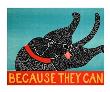 Because They Can by Stephen Huneck Limited Edition Print