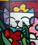 Behind The Flowers by Romero Britto Limited Edition Print