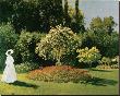 Jeanne Marguerite Lecadre In A Garden, C.1867 by Claude Monet Limited Edition Print