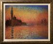 San Giorgio Maggiore By Twilight, C.1908 by Claude Monet Limited Edition Pricing Art Print