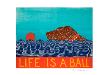 Life Is A Ball - Chocolate by Stephen Huneck Limited Edition Pricing Art Print