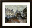 Le Pont De L'europe, Gare Saint-Lazare, 1877 by Claude Monet Limited Edition Print