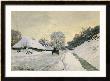 The Carriage, Snow On The Road To Honfleur, With The Farm Of Saint Simon, Circa 1867, 1867 by Claude Monet Limited Edition Print