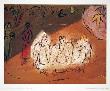 Abraham Et Les Trois Anges by Marc Chagall Limited Edition Print