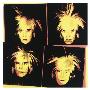 Self-Portrait, C.1986 (Four Yellow Andy's) by Andy Warhol Limited Edition Print