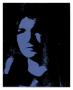 Jackie, C.1964 (Blue On Black) by Andy Warhol Limited Edition Print