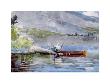 The Red Canoe by Winslow Homer Limited Edition Pricing Art Print