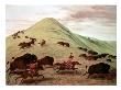 Sioux Indians Hunting Buffalo, 1835 by George Catlin Limited Edition Print