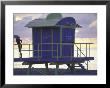 Lifeguard Station At Dusk, South Beach, Miami, Florida, Usa by Robin Hill Limited Edition Print