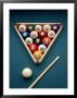 Billiard Balls In Rack With Pool Stick by Richard Harris Limited Edition Pricing Art Print