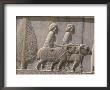 Carved Reliefs Of Rams From Asia Minor On The Apadana Palace Staircase, Persepolis, Middle East by David Poole Limited Edition Print