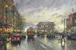 City By The Bay, Sunset On Fisherman's Wharf, Sf - Ap by Thomas Kinkade Limited Edition Print