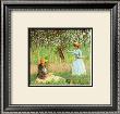 Monet's Daughter Painting In A Landscape by Claude Monet Limited Edition Print