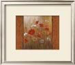 Poppies & Morning Glories Ii by Vivian Flasch Limited Edition Print