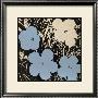 Flowers, C.1965 (Blue, Ivory) by Andy Warhol Limited Edition Print