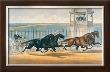 Great Double Team Trot by Currier & Ives Limited Edition Pricing Art Print
