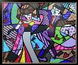 Night Out by Romero Britto Limited Edition Pricing Art Print