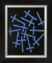 Crosses, C.1981-82 (Blue On Black) by Andy Warhol Limited Edition Pricing Art Print