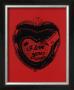 Heart, C.1984 (I Love You) by Andy Warhol Limited Edition Pricing Art Print